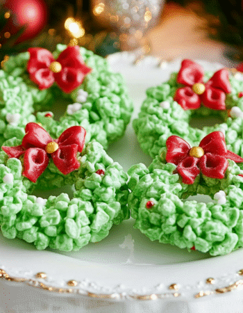Marshmallow Christmas Cornflake Wreaths