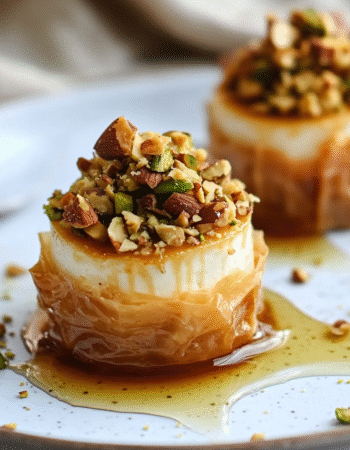 Mini Baklava Cheesecakes