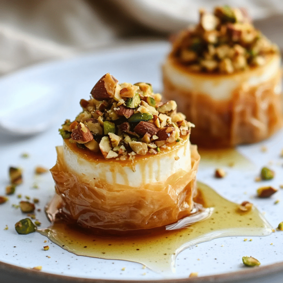Mini Baklava Cheesecakes: A Delicious Twist You Need! 6 Mini Baklava Cheesecakes