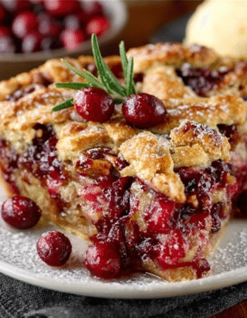 Nantucket Holiday Cranberry Pie