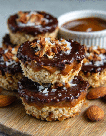 No-Bake Almond Praline Galaxy Cups