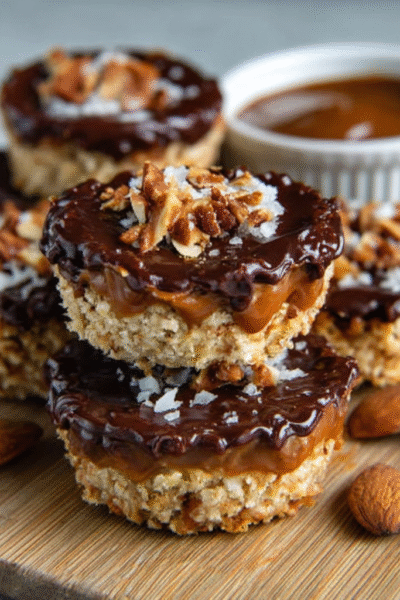 No-Bake Almond Praline Galaxy Cups