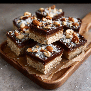 No-Bake Winter Spice Nougat Bars