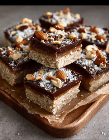 No-Bake Winter Spice Nougat Bars