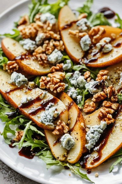 Pear and Gorgonzola Salad
