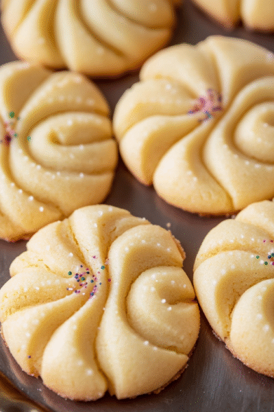 Piped Danish Butter Cookies