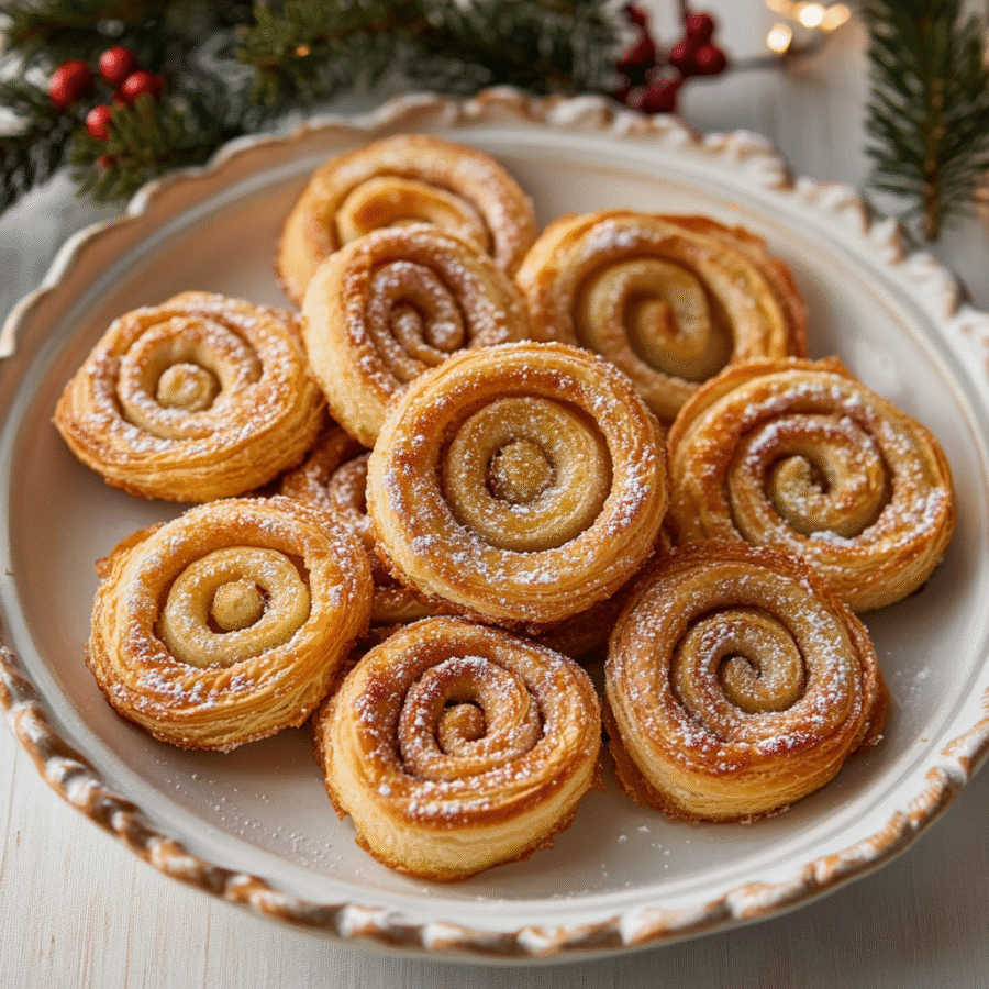 Puff Pastry Christmas Palmiers