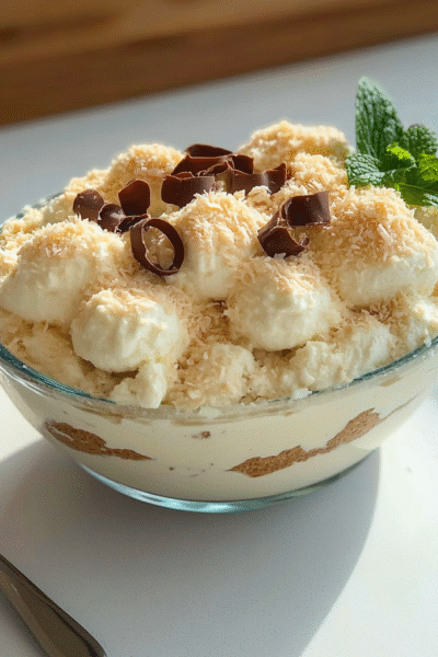 Raffaello Coconut Tiramisu Recipe