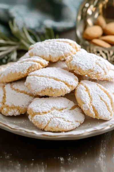Ricciarelli Italian Almond Cookies