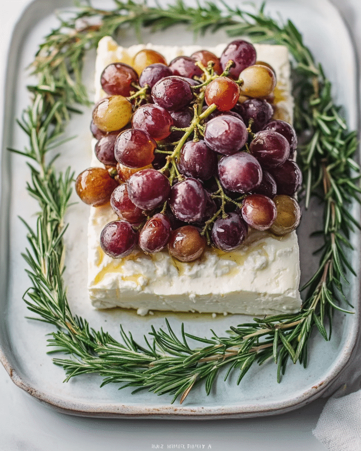 Roasted Grape & Rosemary Feta Garland: A Flavorful Treat! 6 Roasted Grape & Rosemary Feta Garland