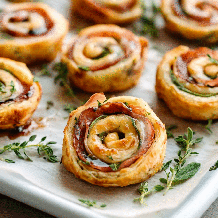 Sage Prosciutto Pinwheels