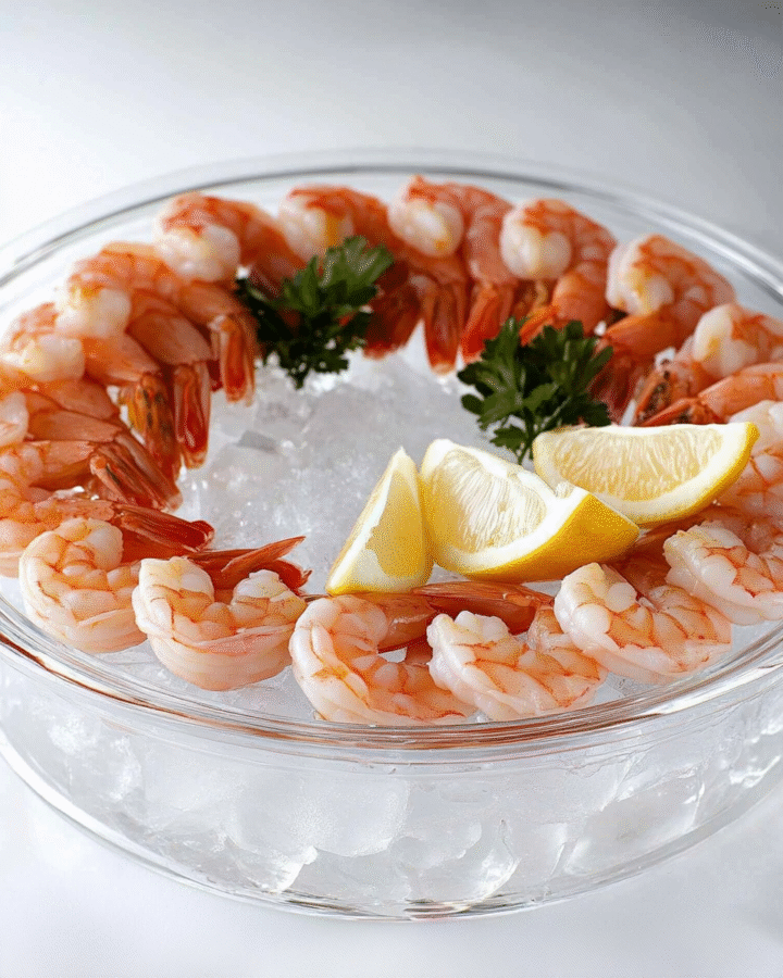 Snowy Shrimp Cocktail Ring: A Delightful Party Treat! 6 Snowy Shrimp Cocktail Ring