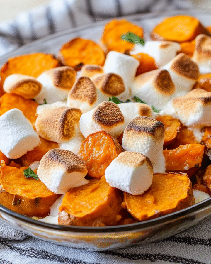 Sweet Potatoes with Marshmallows: A Delicious Recipe! 6 Sweet Potatoes with Marshmallows