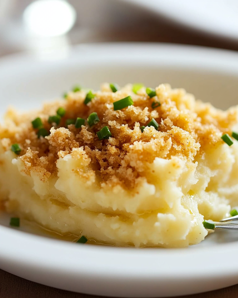 Triple Mash with Horseradish Bread Crumbs