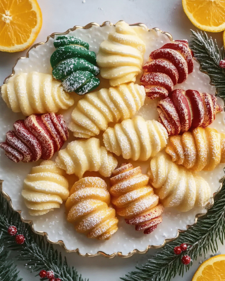 Twisted Christmas Cookies with Almond & Citrus Icing are delicious! 6 Twisted Christmas Cookies with Almond Citrus Icing