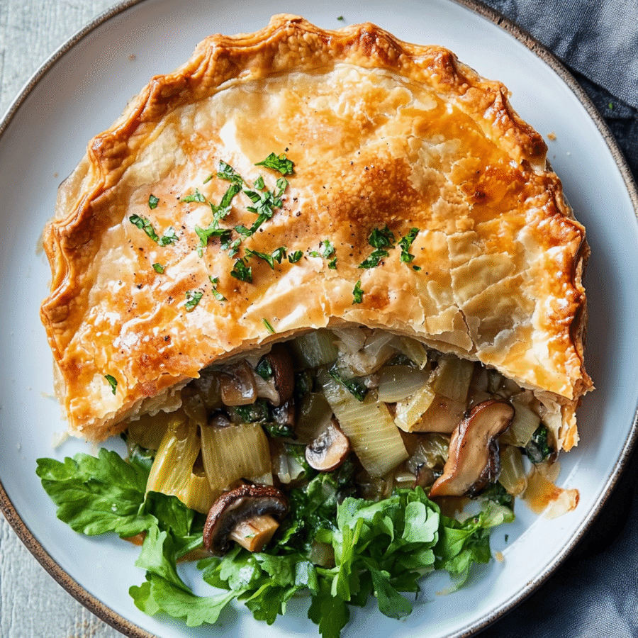 Vegetarian Mushroom and Leek Pie: A Delightful Recipe! 6 Vegetarian Mushroom and Leek Pie