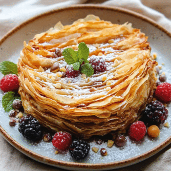 Viral Phyllo Crinkle Cake