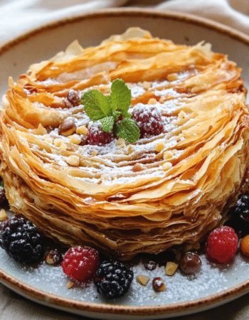 Viral Phyllo Crinkle Cake