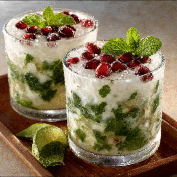 White Christmas Mojitos
