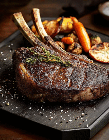 Winter Solstice Wagyu Tomahawk with Smoked Salt