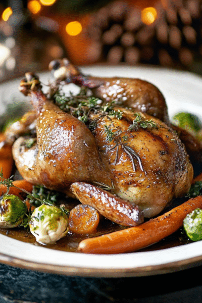 Winter Woodland Roasted Pheasant in Lard