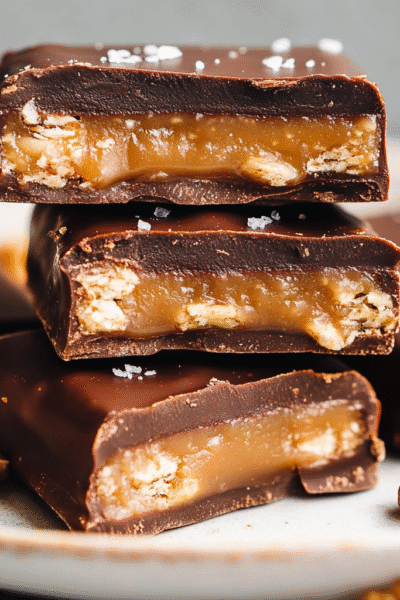 healthy Twix bars