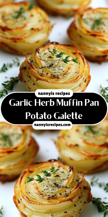 Garlic Herb Muffin Pan Potato Galette: Delightfully Easy! 7 19