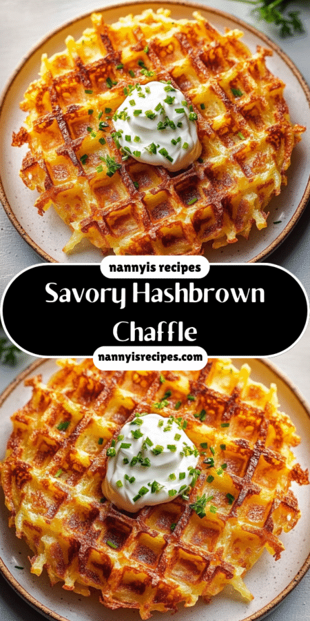 Savory Hashbrown Chaffle: A Crispy Delight Awaits! 7 21