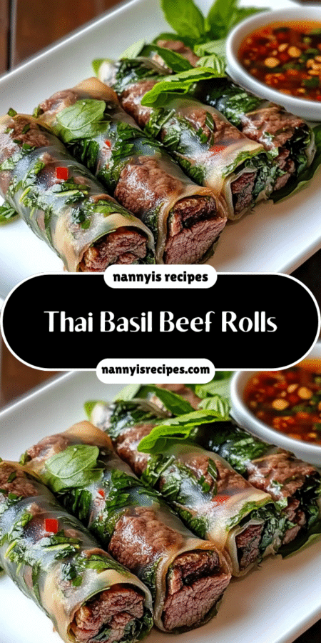 Thai Basil Beef Rolls: Discover a Delicious Recipe! 7 4 1