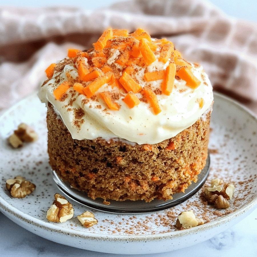 5-Minute Keto Carrot Cake Mug Cake