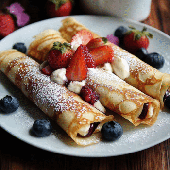 Amaretto Crepes