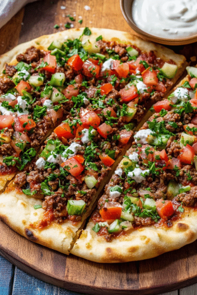 Armenian Meat Flatbread
