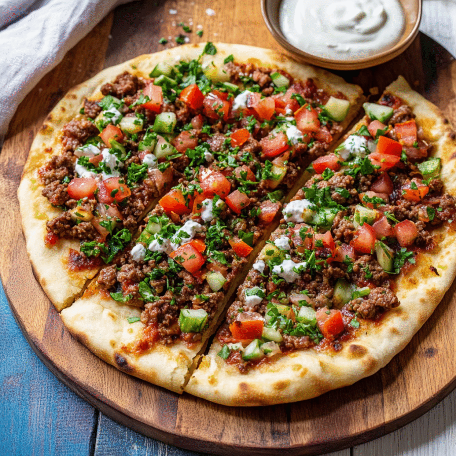 Armenian Meat Flatbread