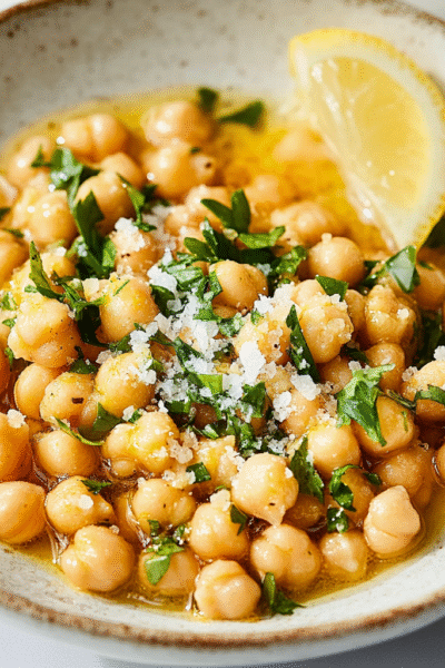 Balilah (Warm Chickpeas With Lemon and Olive Oil)