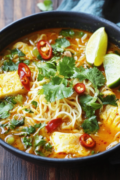 Burmese Fish Noodle Soup