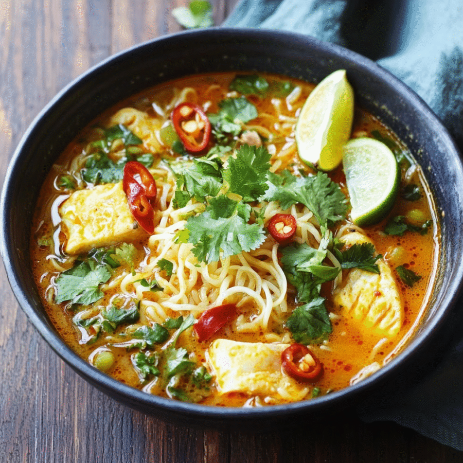 Burmese Fish Noodle Soup