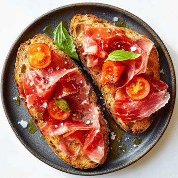 Current image: Catalan Tomato Bread with Ham