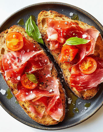 Catalan Tomato Bread with Ham