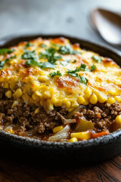 Chilean Corn and Beef Casserole