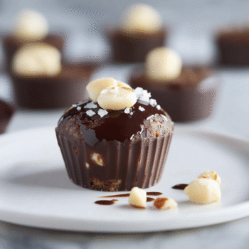 Chocolate Fat Bomb with Macadamia and Sea Salt