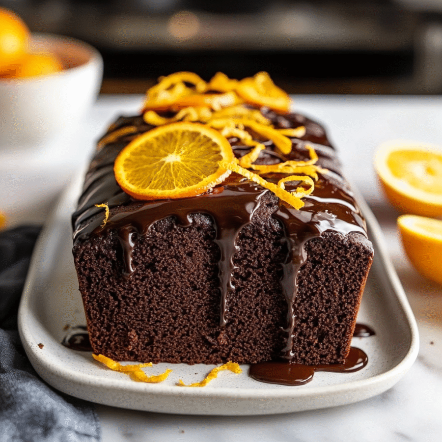 Chocolate Orange Loaf Cake