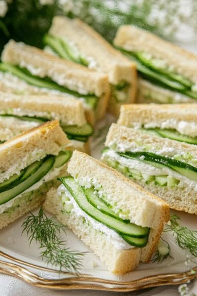 Classic Cucumber Sandwiches