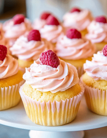Cream Soda and Raspberry Cupcakes