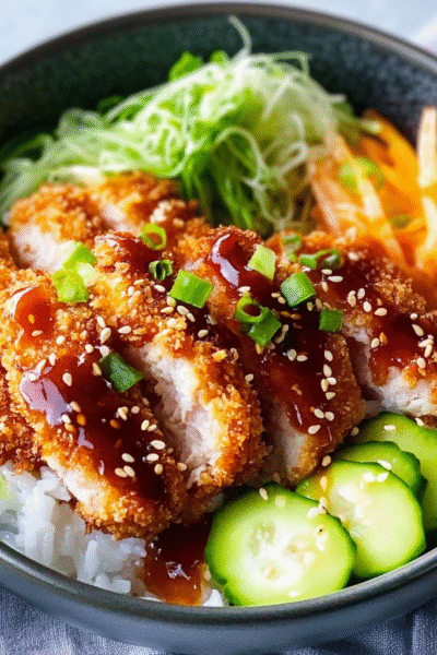 Crispy Japanese Katsu Bowls