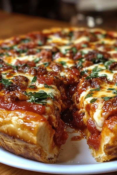 Deep-Dish Pizza Pie Recipe