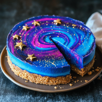 Galaxy Cookie Cheesecake – No Bake in 25 Minutes