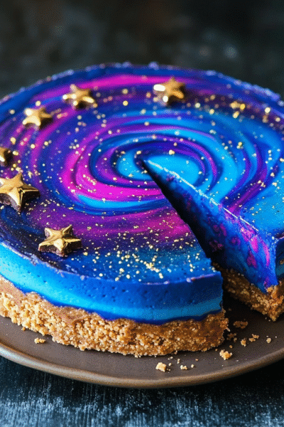 Galaxy Cookie Cheesecake – No Bake in 25 Minutes