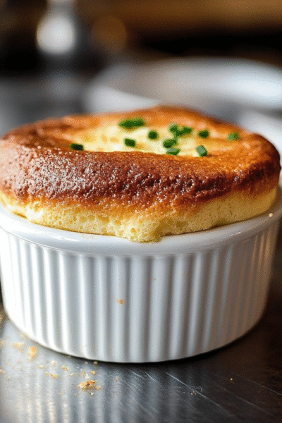 Gruyère and Chive Soufflé
