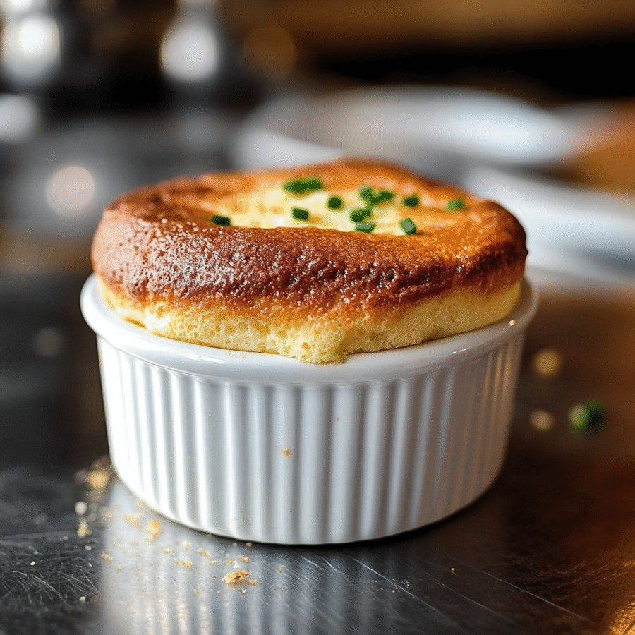 Gruyère and Chive Soufflé