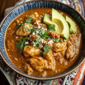 Guatemalan Spiced Chicken Stew with Seeds